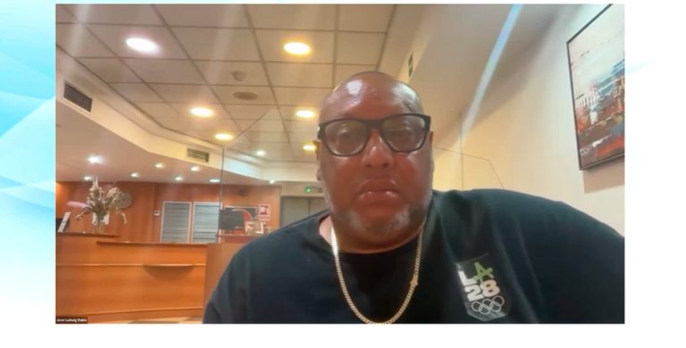 José Ludwig Rubio, en el Encuentro latinoamericano y caribe de entrenadores