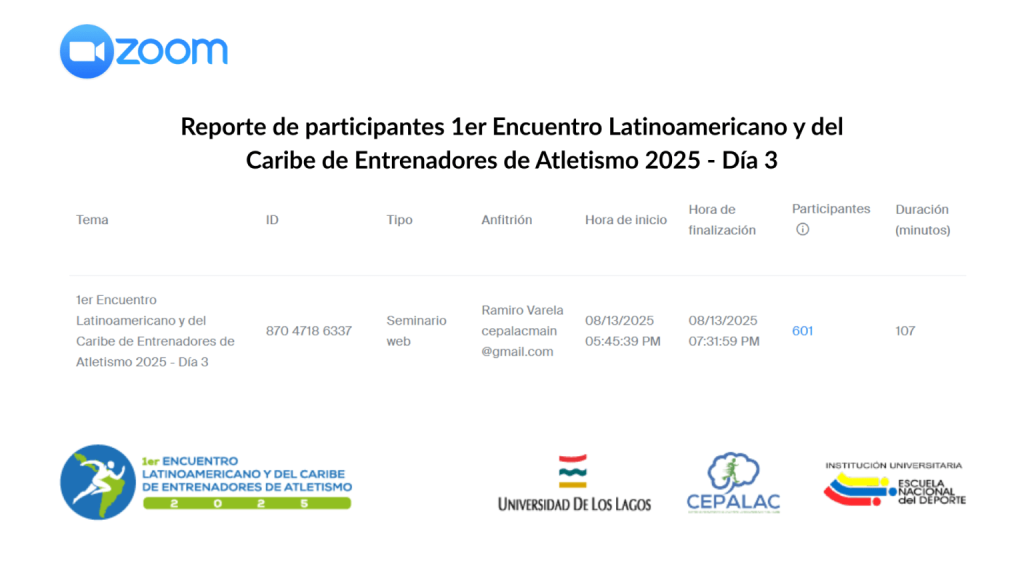 Encuentro Latinoamericano y del Caribe de Entrenadores - Día 3